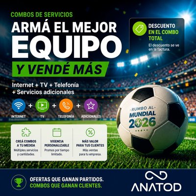 🎯 Nuevo Combos de Servicios: más ventas, más valor por cliente
